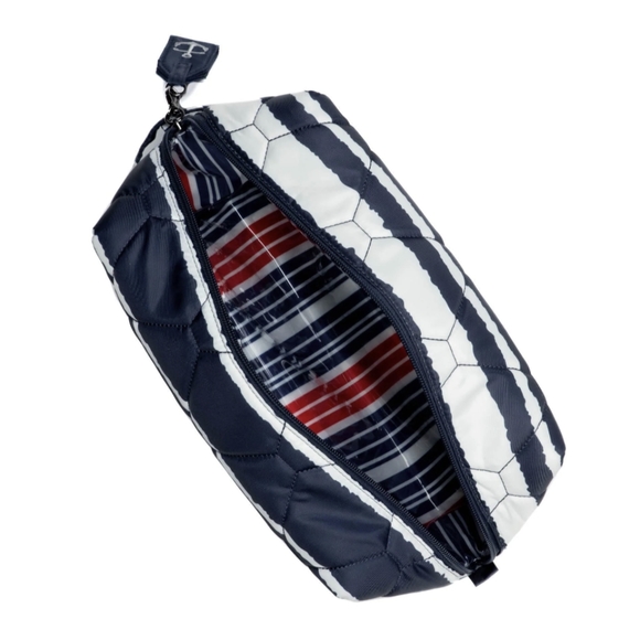 Lug Bumper Cosmetic in Navy Stripe NWT - Picture 3 of 7